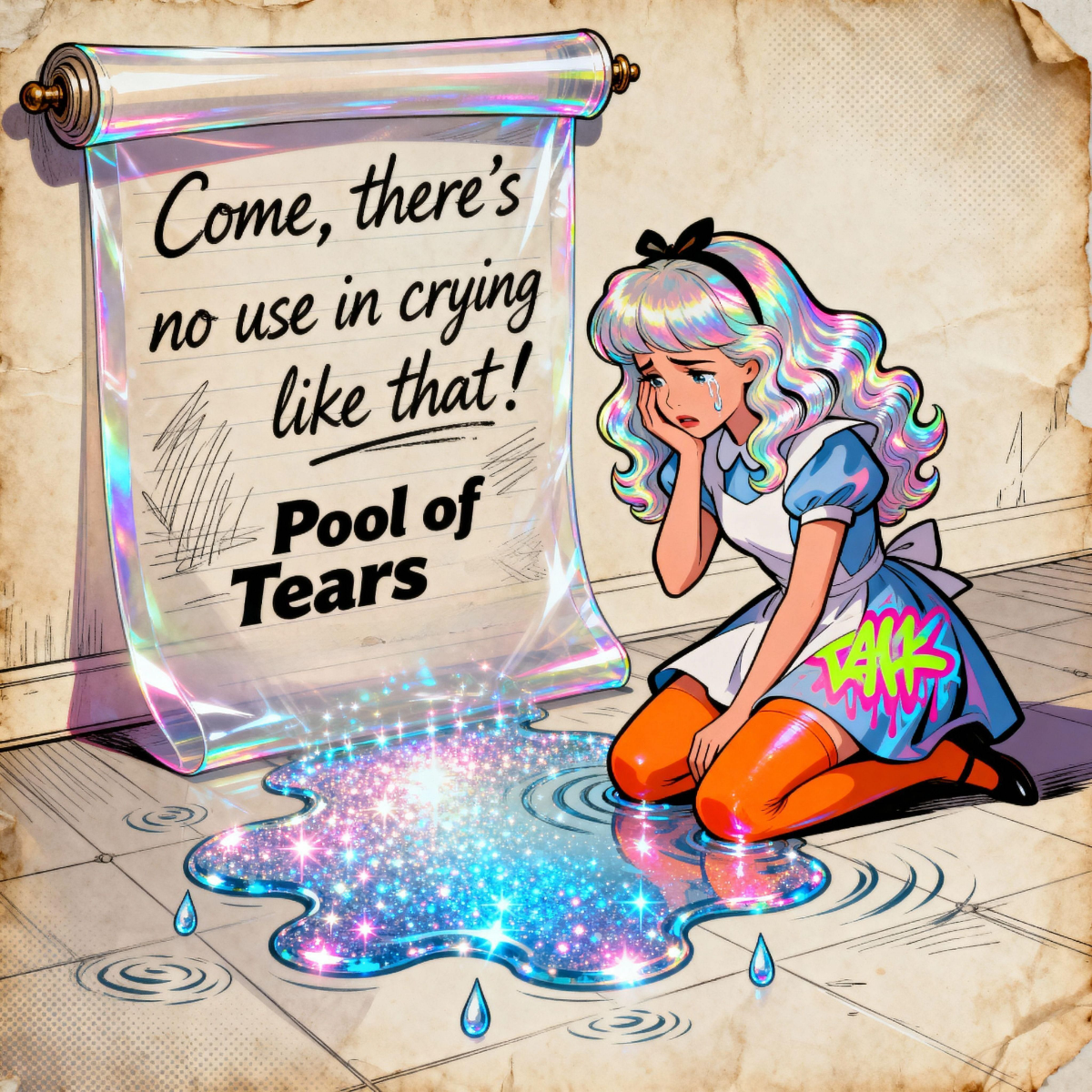 Alice deep in thought