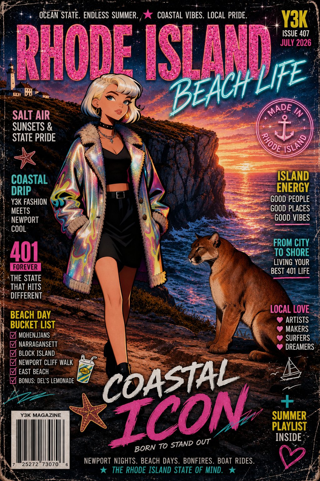 Rhode Island Beach Life — Y3K Magazine cover